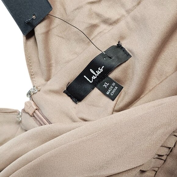 Lulu's Tan Maxi Dress - Picture 5 of 8